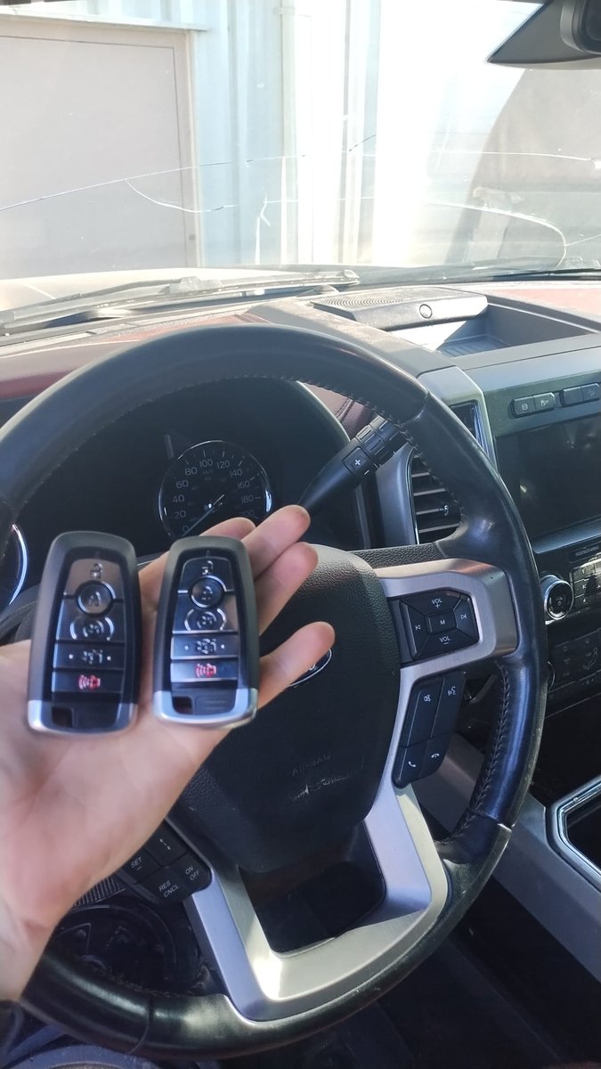 Two Ford smart keys programmed at the vehicle
